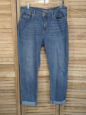Signature by Levi Strauss Modern Slim Cuffed Jeans Size 14 W32